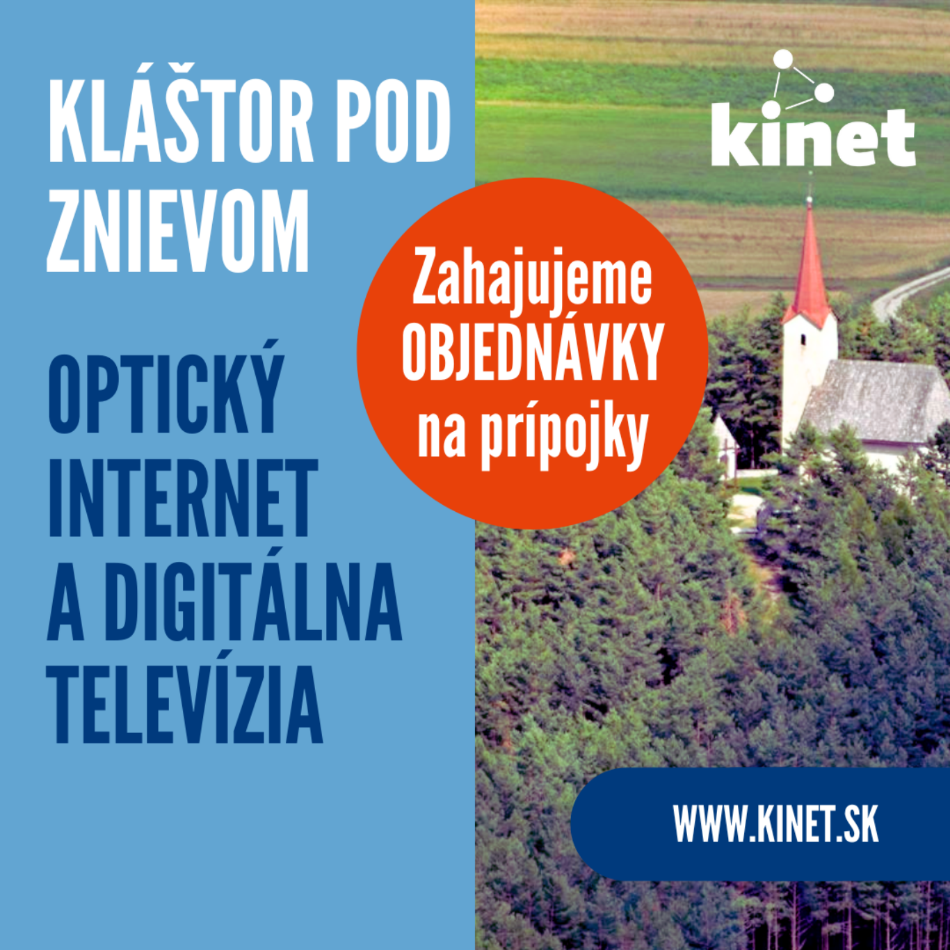 opticky internet klastor