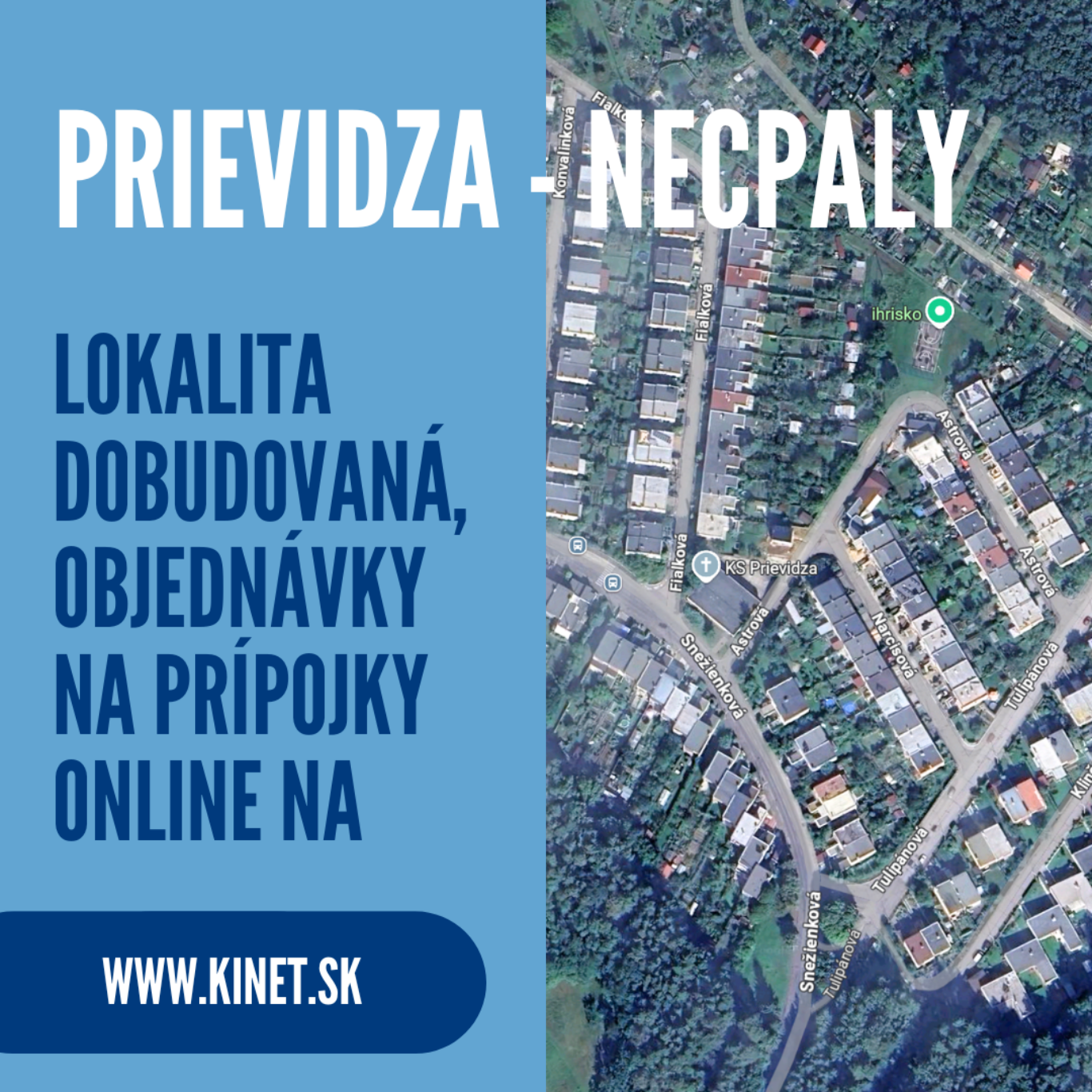 prievidza necpaly opticky internet