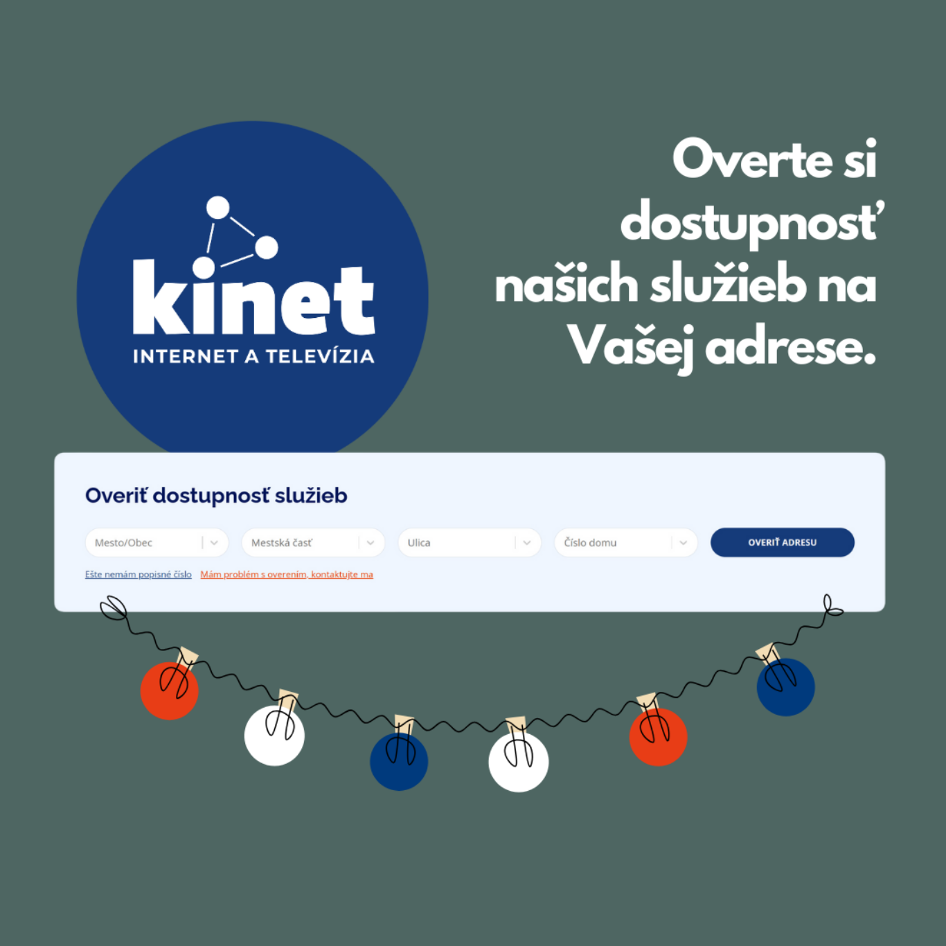 overenie dostupnosti optickeho internetu kinet